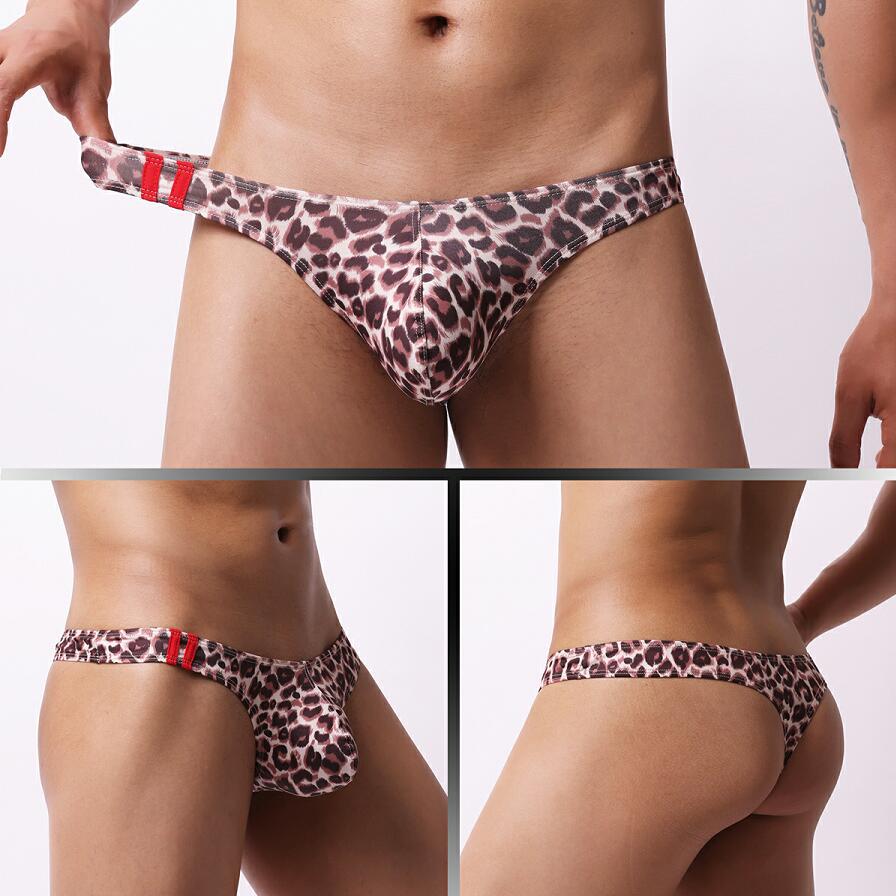 Mens Moisture-Wicking Low-Rise Underwear With Cartoon Print