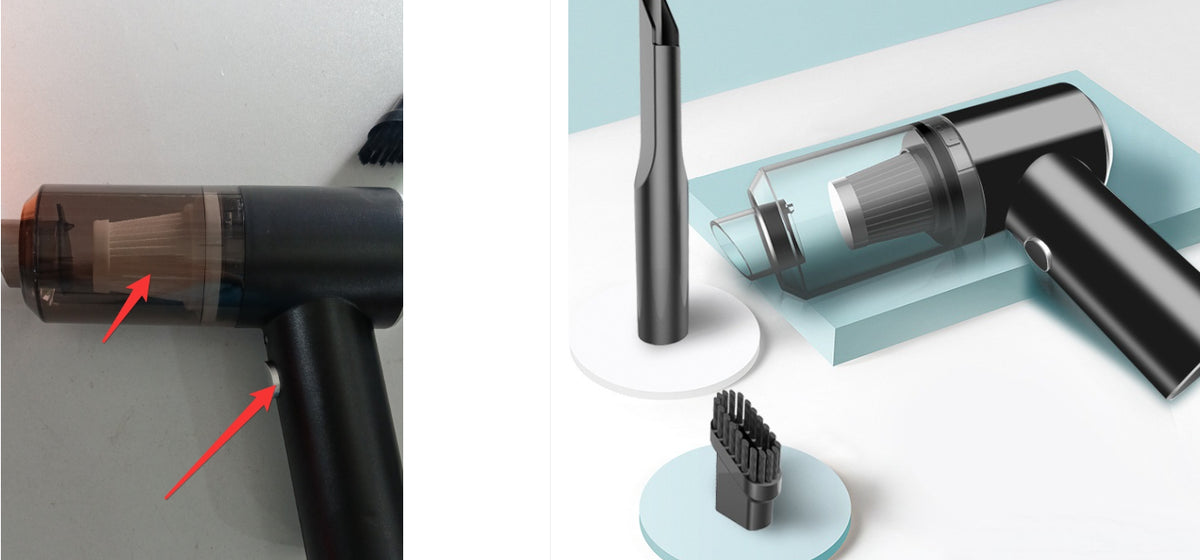 Wireless Car Vacuum Cleaner Portable Handheld, Home Office Keyboard Cleaning