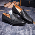 Mens Loafers Featuring A Genuine Leather Sole And Crafted Entirely From Cowhide