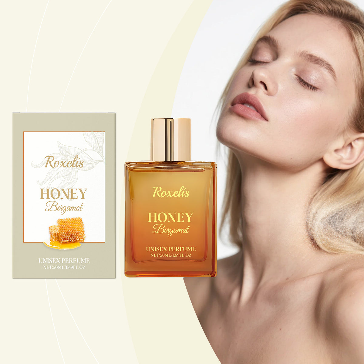Unisex Honey Bergamot Perfume Long-Lasting Light & Fresh-fragrance