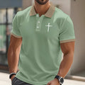 Men Polyester Printed - Polo Shirt