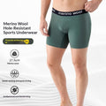 Mens Merino Wool Athletic Boxer Briefs