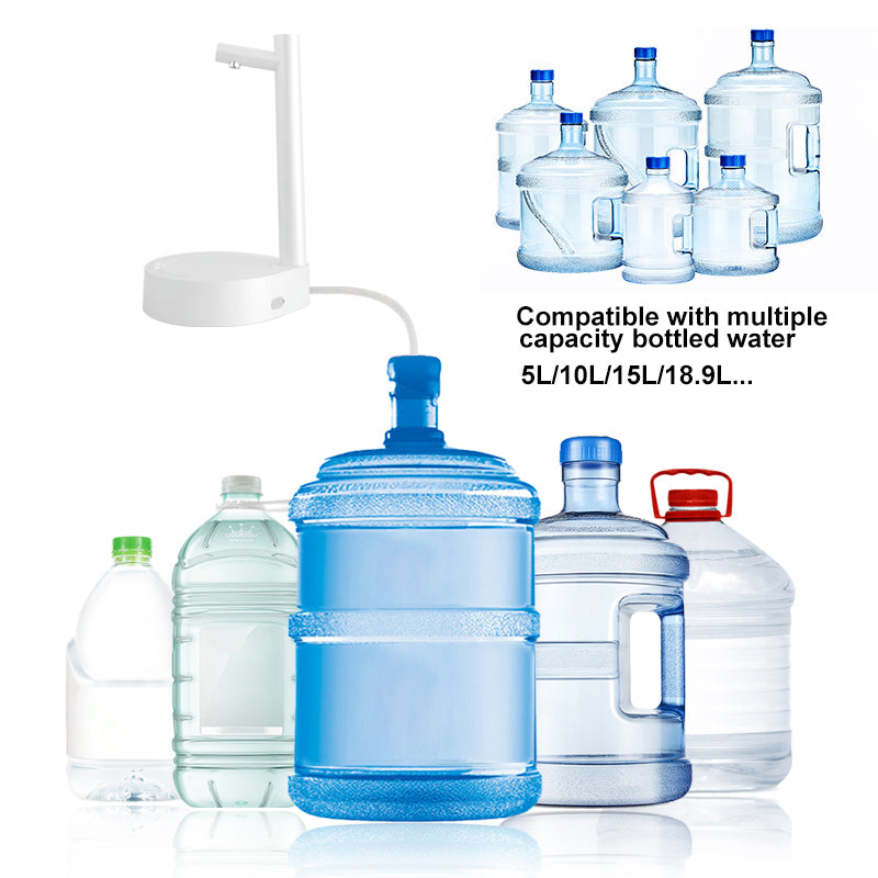 Desk Dispenser Electric Water Gallon Automatic Water Bottle Dispenser Rechargeable