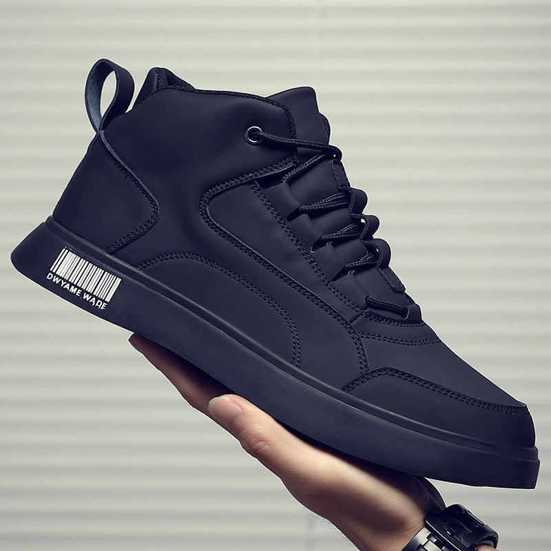 White Shoes Mid-top Sports Board Shoes Men