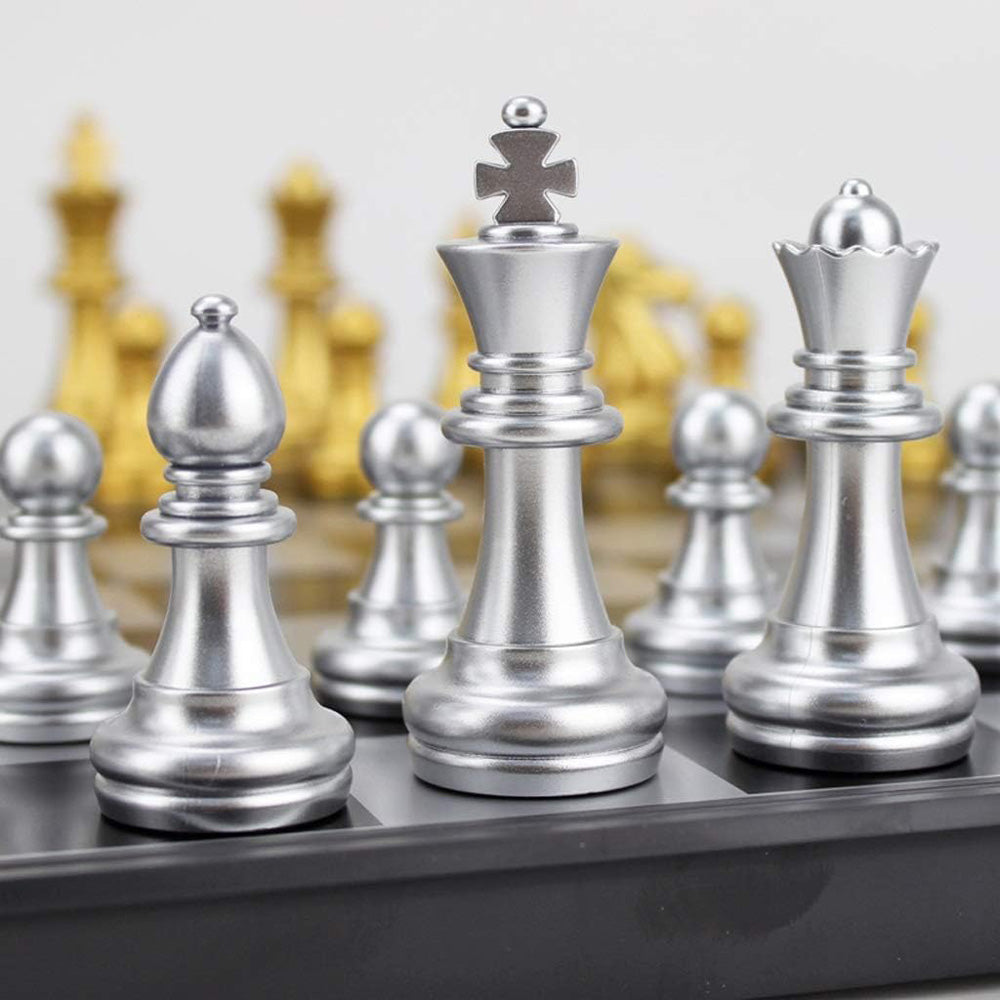 Travel Folding Magnetic Chess Set,9.8 In, 25 Cm,Folding And Portable Chess Board Games