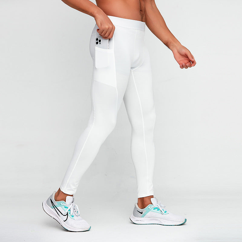 Autumn And Winter Men's Sports Leggings, High Elasticity Compression Pants, Cross-border Sports Fitness Running Training Pants