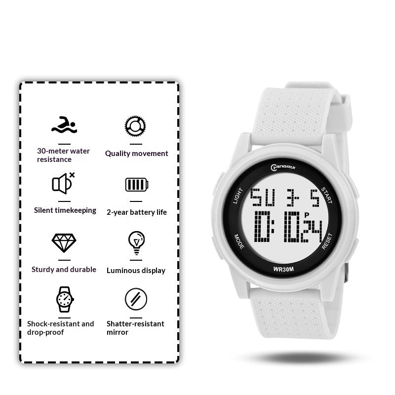 Men's Waterproof Luminous Sports Digital Watch
