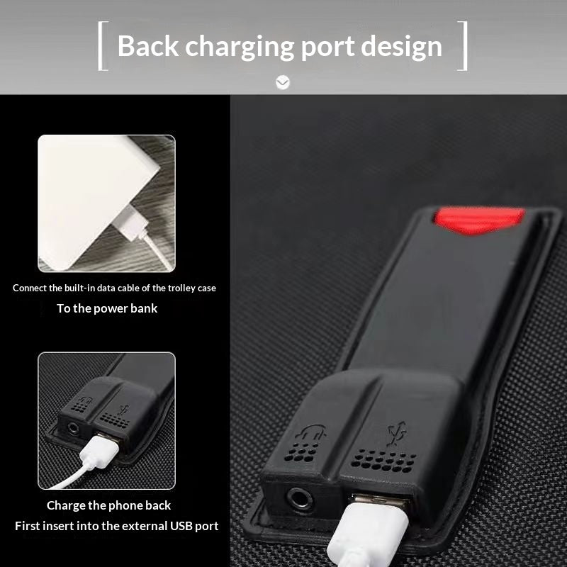 Charging-enabled Mini Carry-on Suitcase