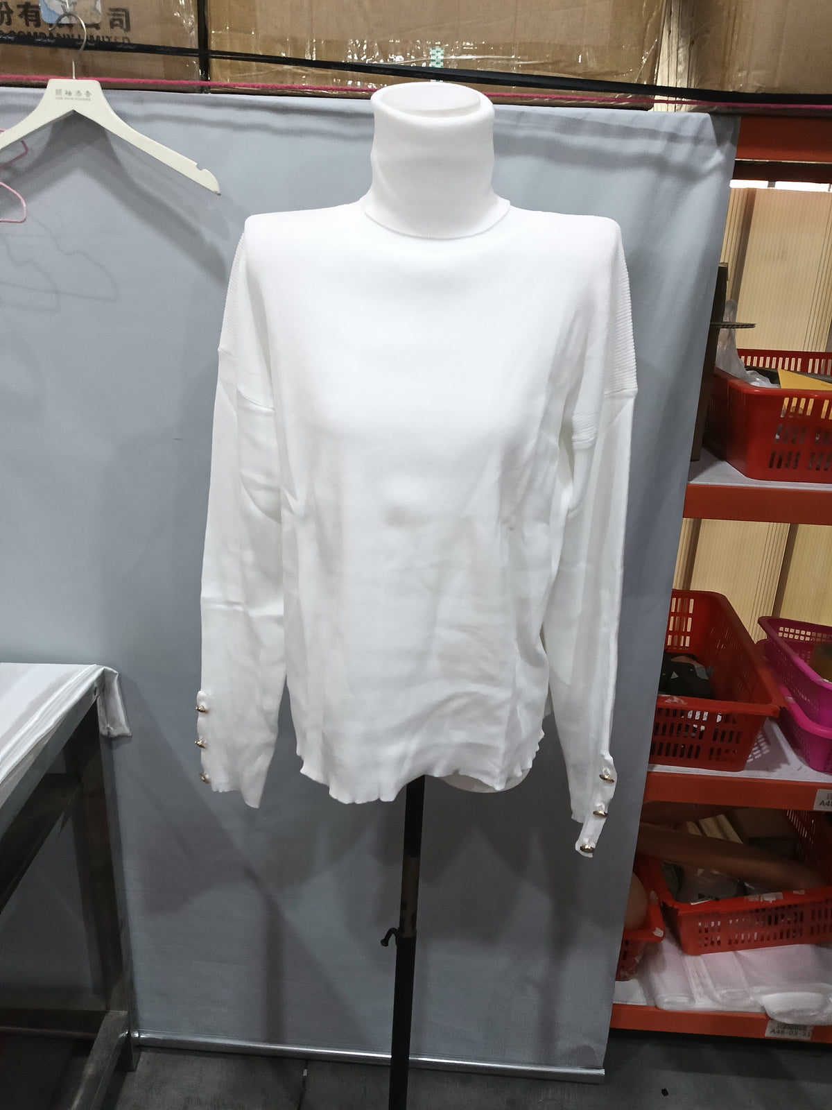 Women Solid Color Turtleneck Sweater Fashion Winter Tops