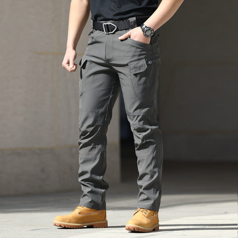 Tactical Outdoor Stretch Work Pants Loose-fitting Softshell Pants