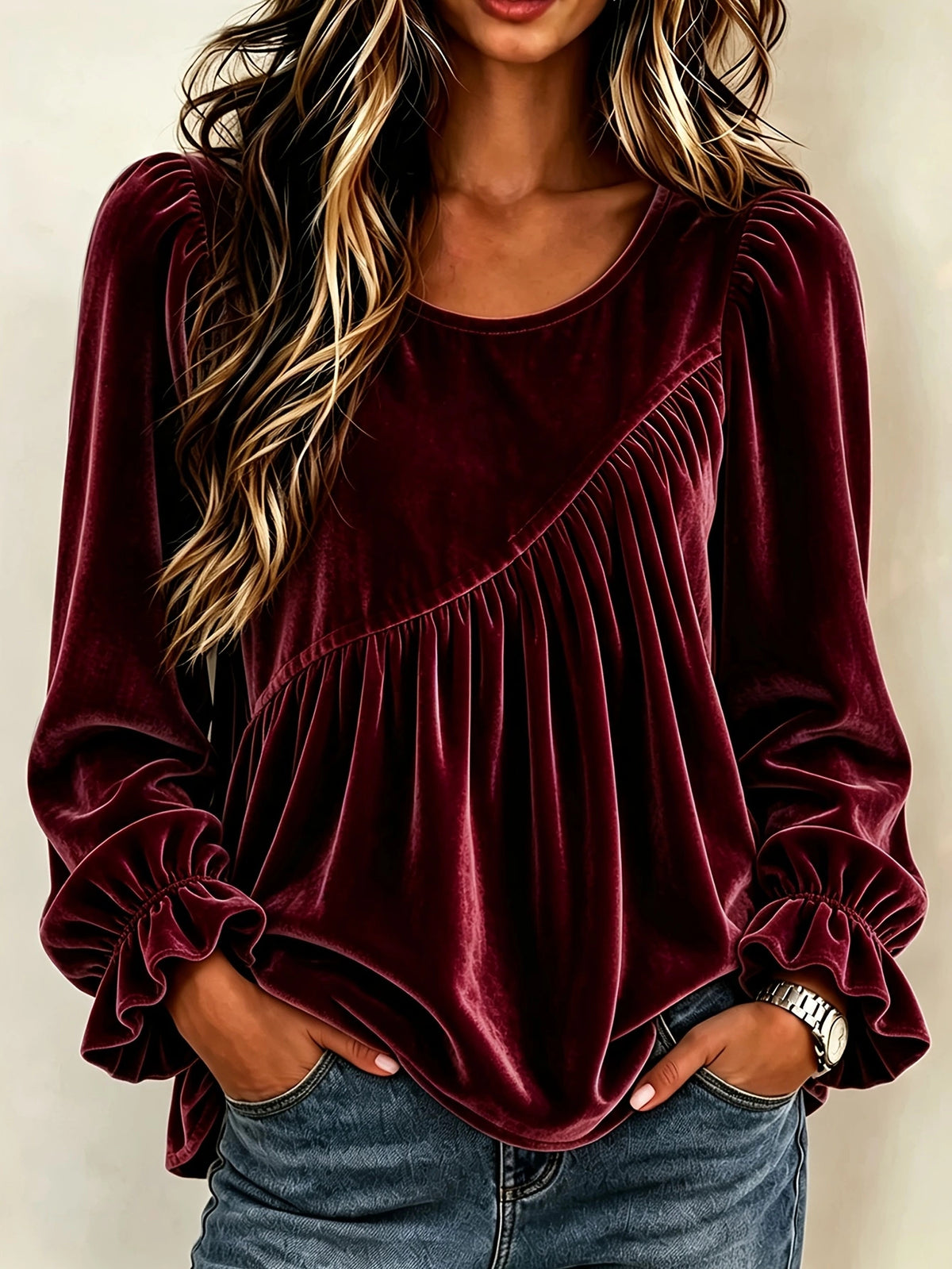 Polyester Female Long Sleeves