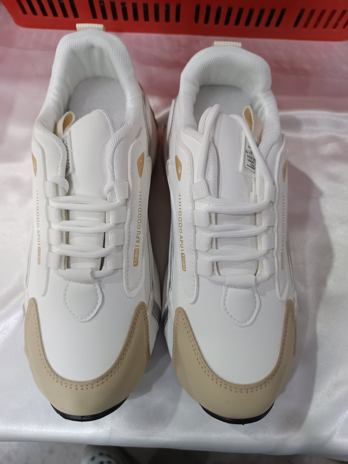 Fashion Colorblock Lace-up Sneakers For Men Breathable Low-top Dad Shoes Running Walking Sports Shoes