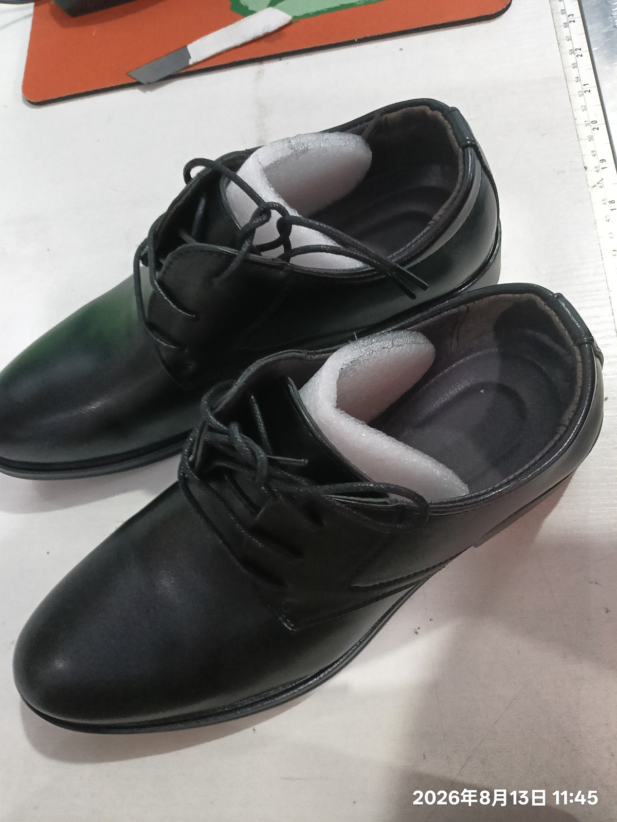 Black Shoes With Pointed Toe For Men