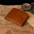 RFID Anti-Scan Retro Leather Wallet For Men