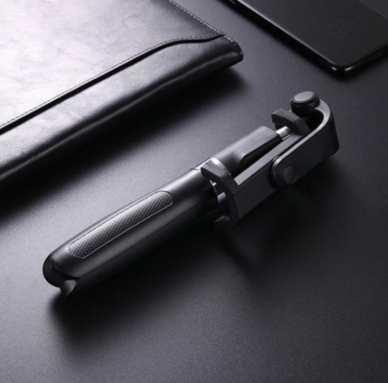Tripod Selfie Stick Mobile Compatible with Apple, Universal Live Triangle Bracket One Bluetooth Selfie Artifact