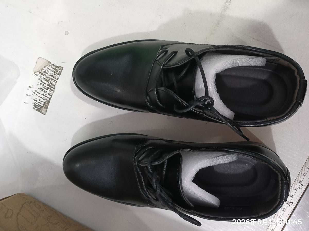 Black Shoes With Pointed Toe For Men