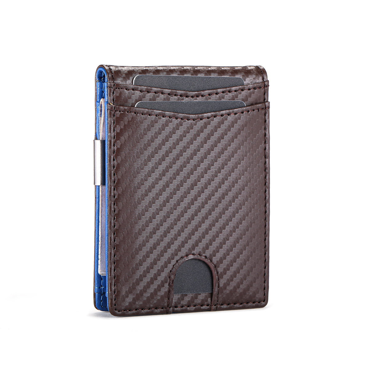 Card Holder For Men Automatic Pop-up Card RFID-blocking Aluminum Card Case