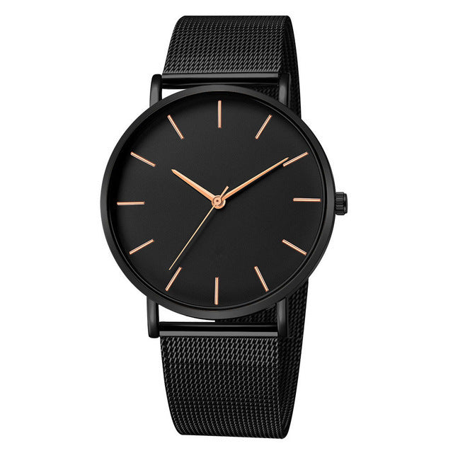 Men's Watch Simple And Stylish Mesh Strap Style