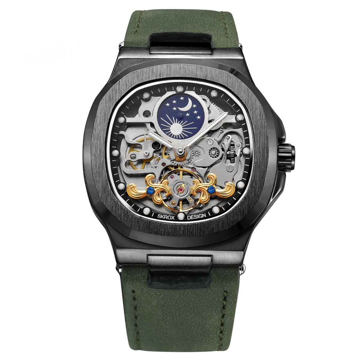 Full-automatic Mechanical Tourbillon Hollow Men's Watch