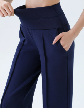 High-waisted Loose-fitting Wide-leg Womens Sweatpants