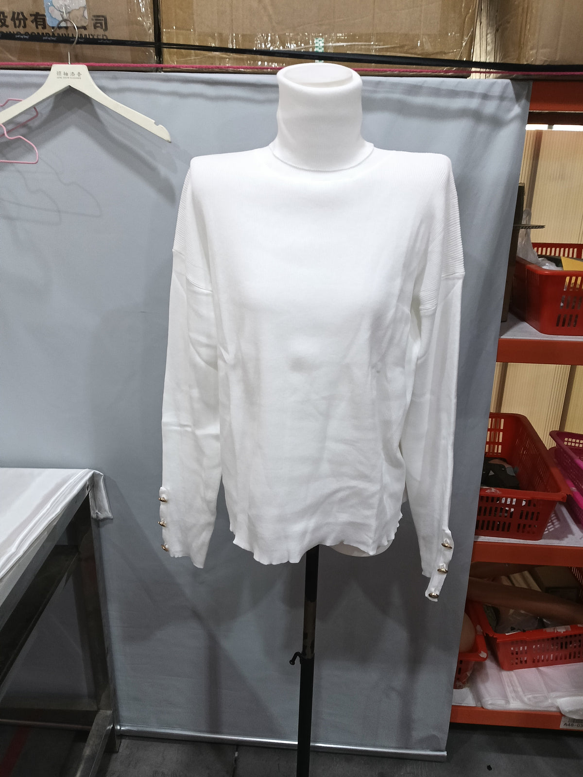 Women Solid Color Turtleneck Sweater Fashion Winter Tops
