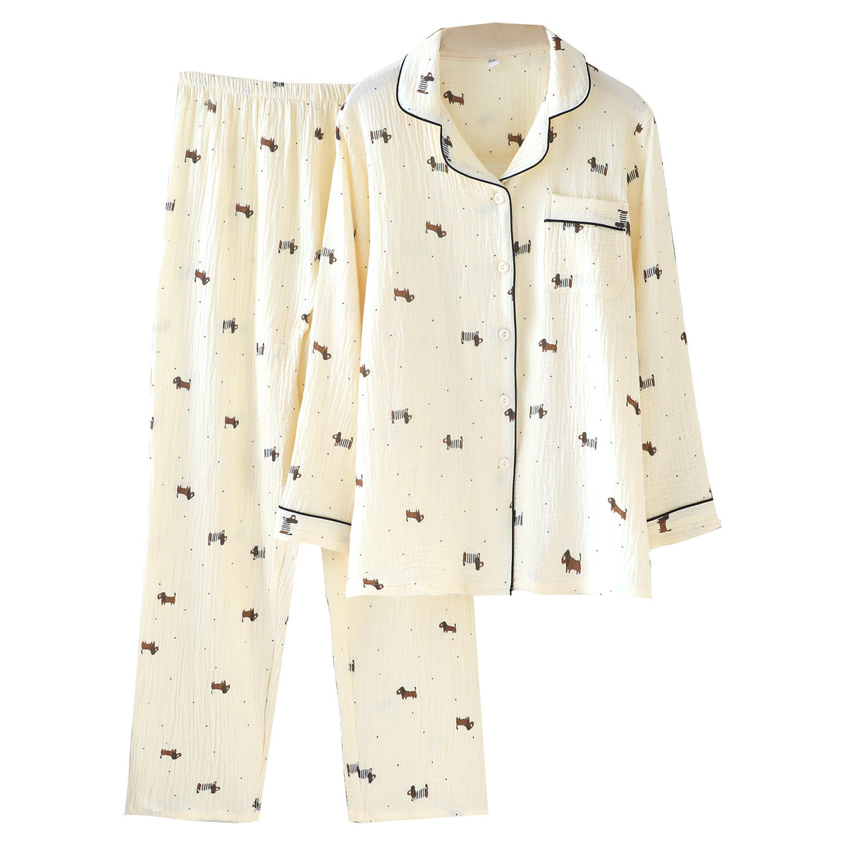 Mens And Womens Cartoon Cardigan Set