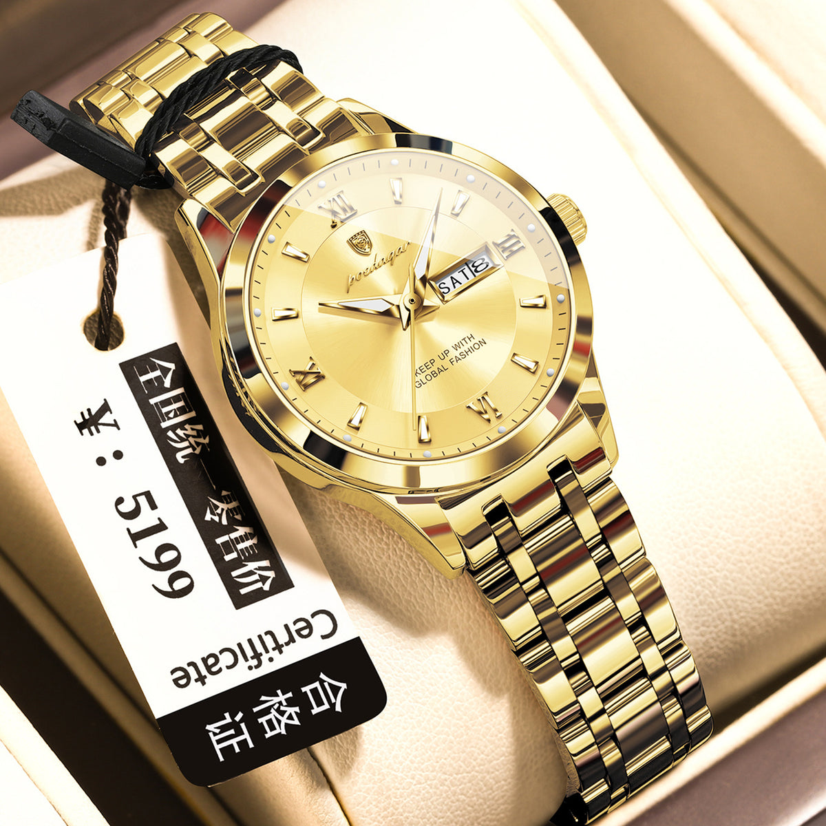 Waterproof Watch Luminous Business Quartz