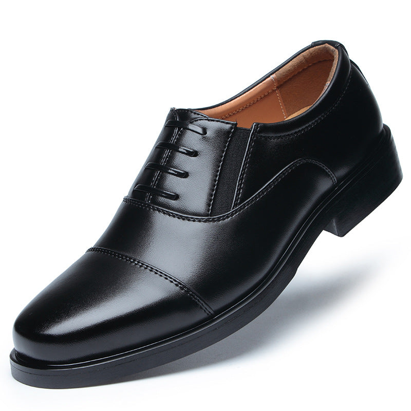 Men's triple joint leather shoes