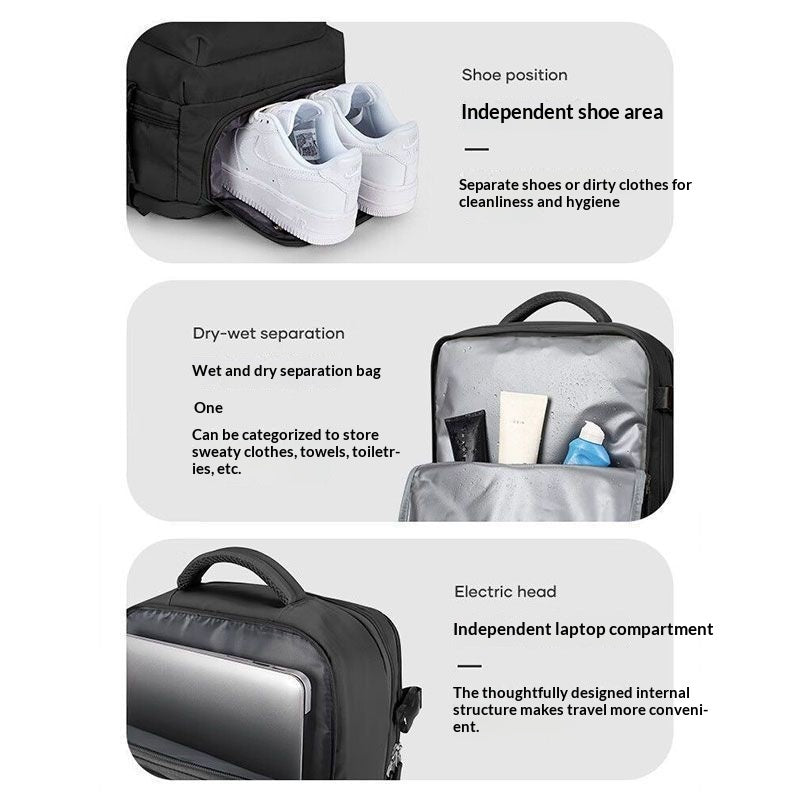 Travel Backpack High School Student Bag Durable For Middle Schoolers