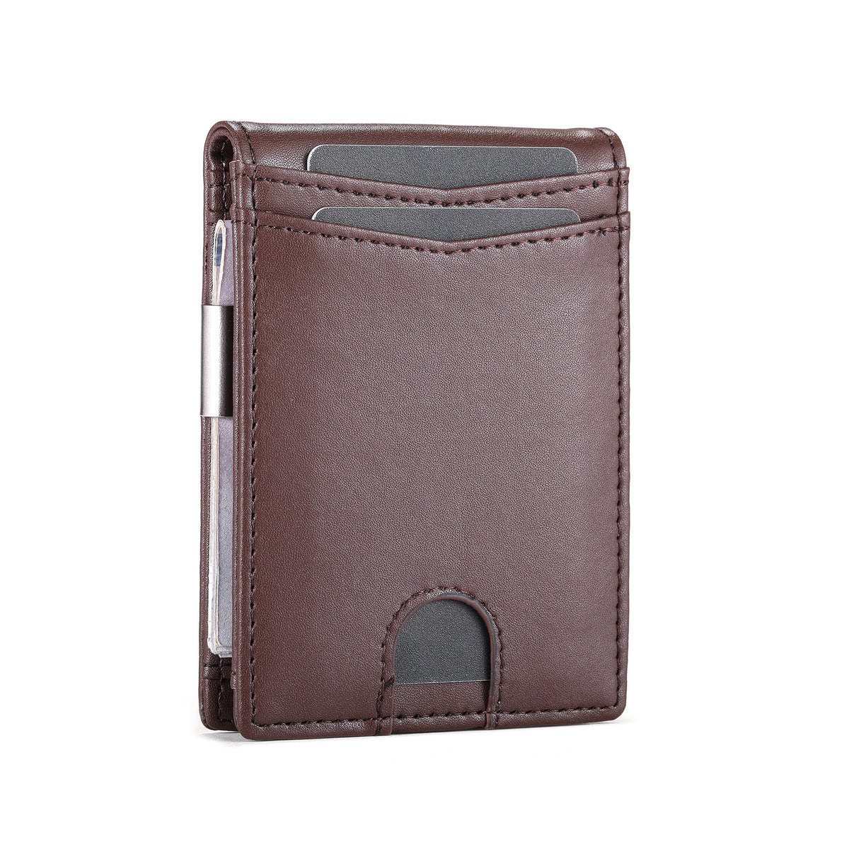 Card Holder For Men Automatic Pop-up Card RFID-blocking Aluminum Card Case