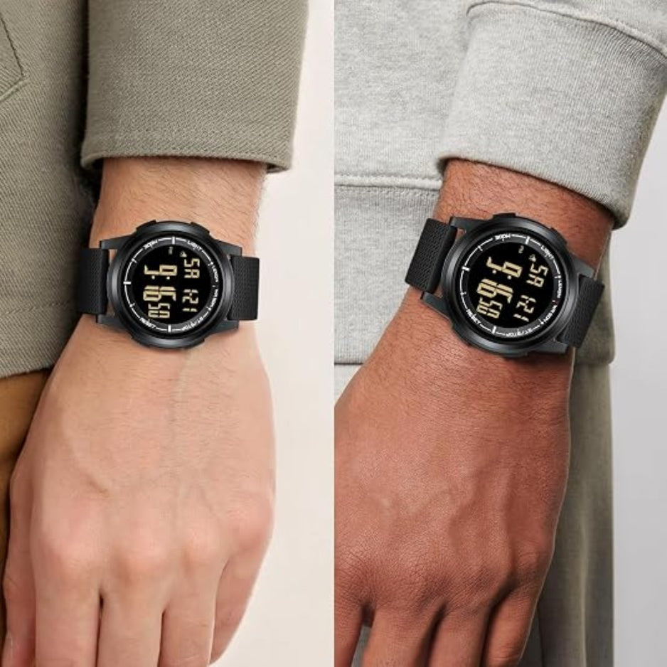 Mens Digital Watch Ultra Thin Sports Waterproof Watches For Men
