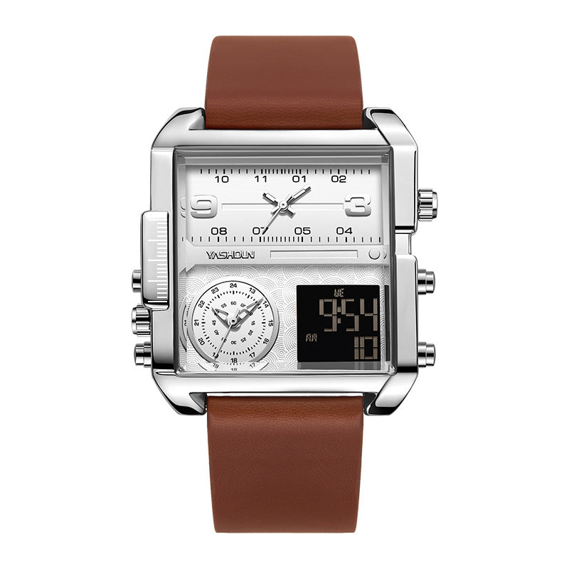 Multifunctional Mens Watch With A Large Dial