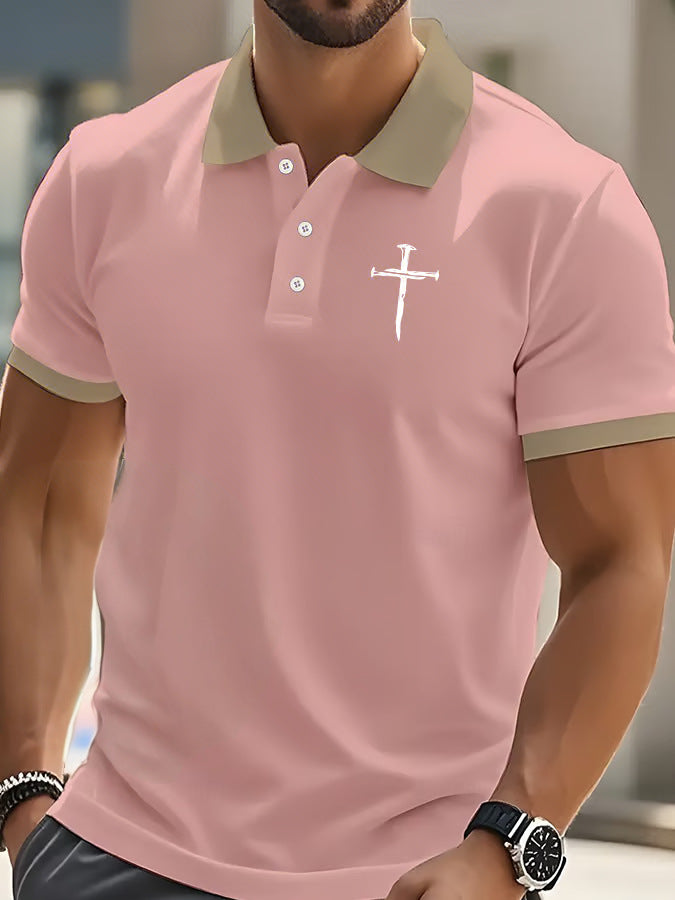Men Polyester Printed - Polo Shirt