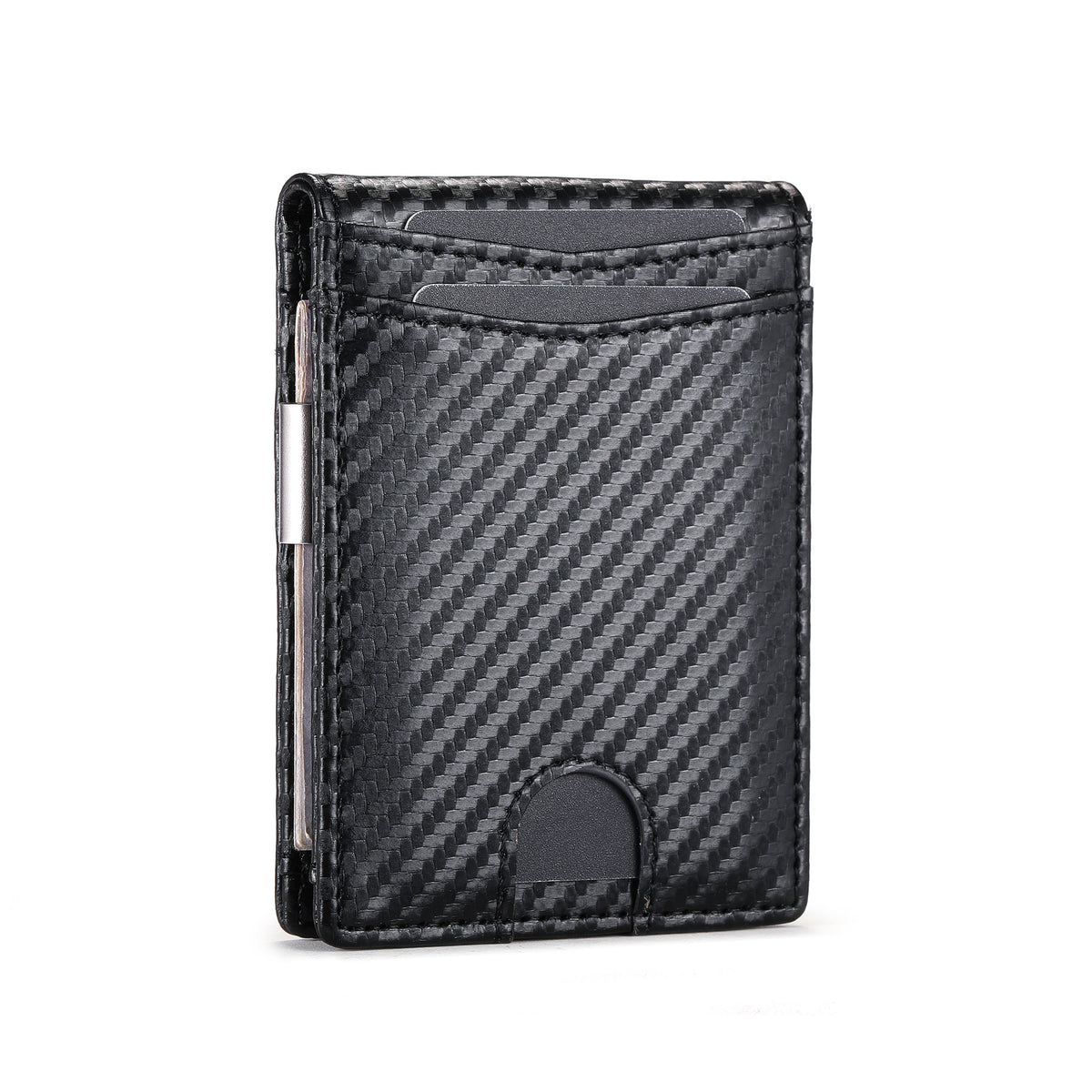 Card Holder For Men Automatic Pop-up Card RFID-blocking Aluminum Card Case