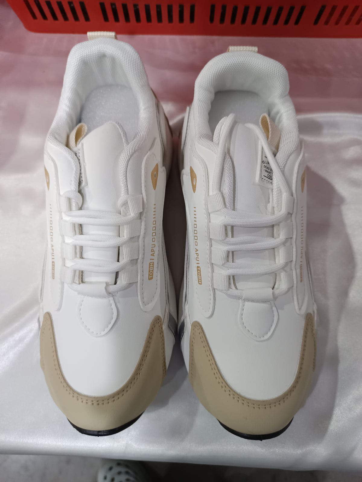 Fashion Colorblock Lace-up Sneakers For Men Breathable Low-top Dad Shoes Running Walking Sports Shoes