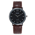 Fashion Men's Watch Casual Leather Belt