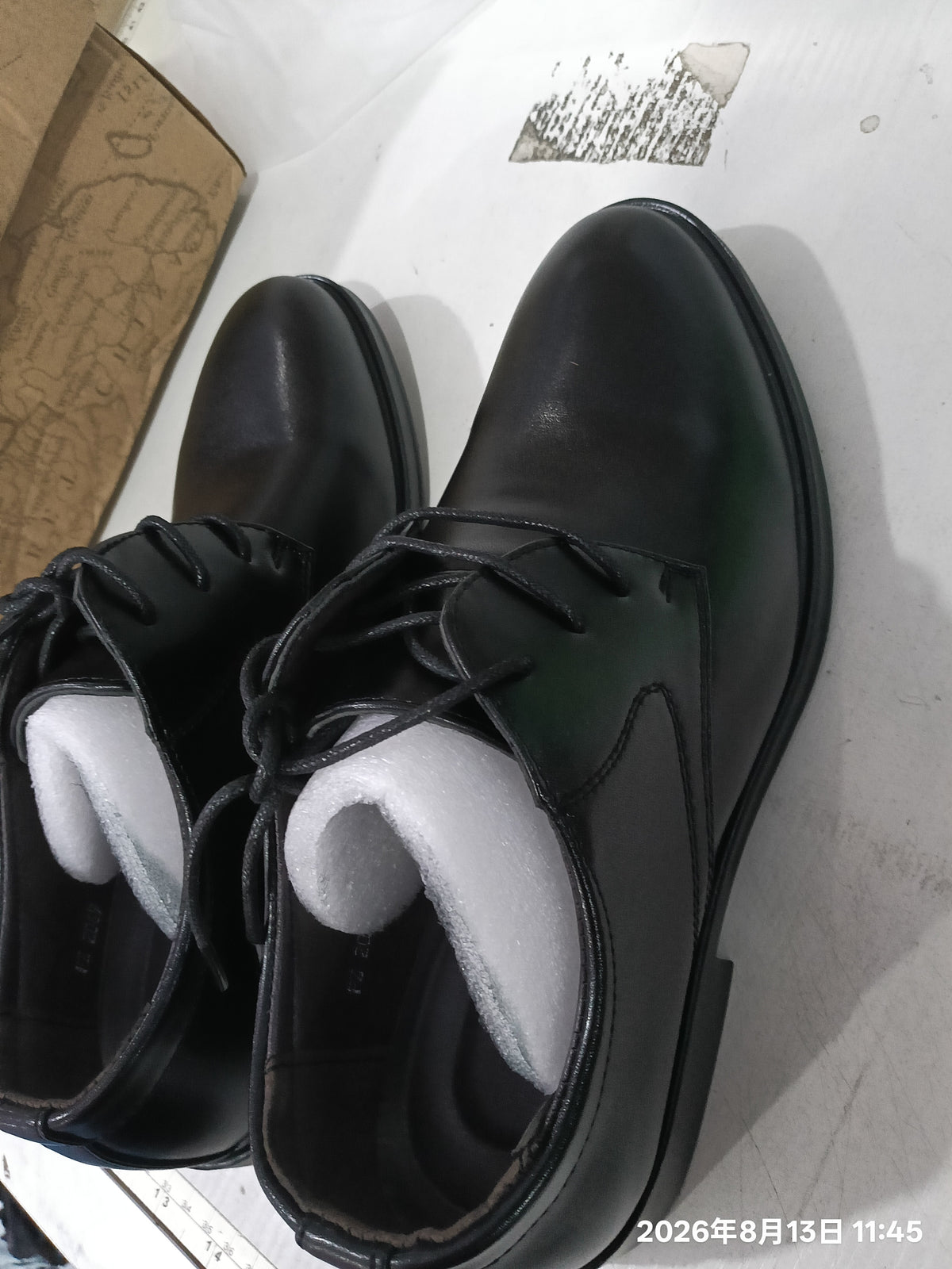 Black Shoes With Pointed Toe For Men