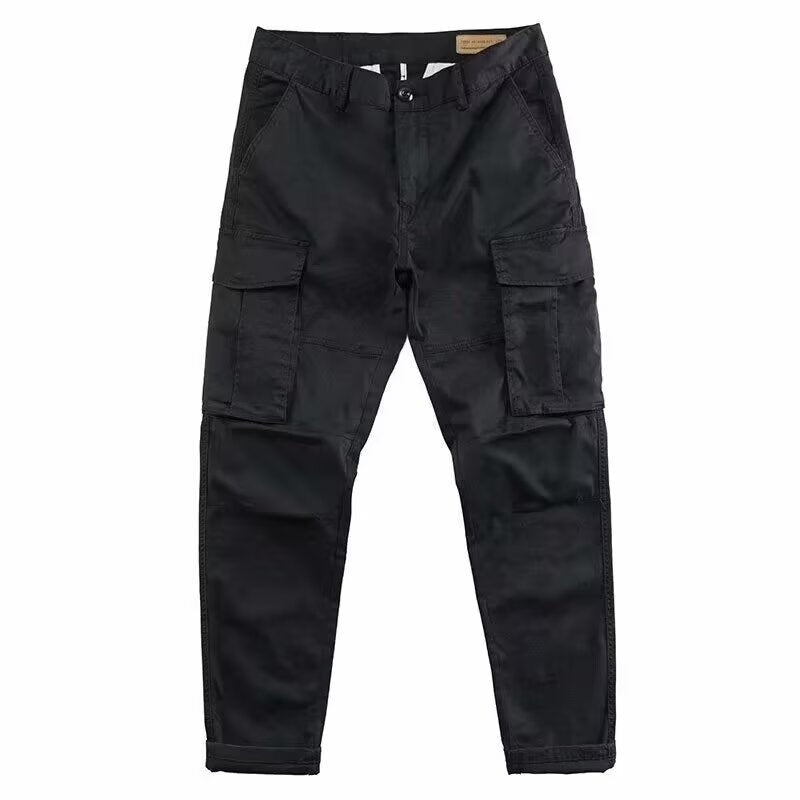 Cross-Border Spring And Autumn Wear-Resistant And Stain-Resistant Men's Work Pants, Trendy Straight-Leg Loose Versatile Casual Pants And Trousers