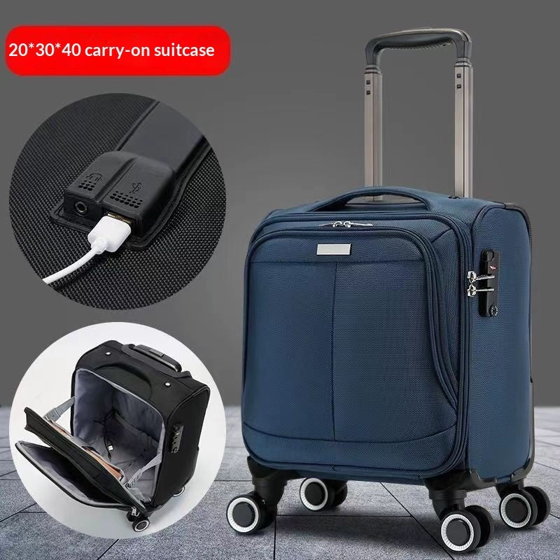Charging-enabled Mini Carry-on Suitcase
