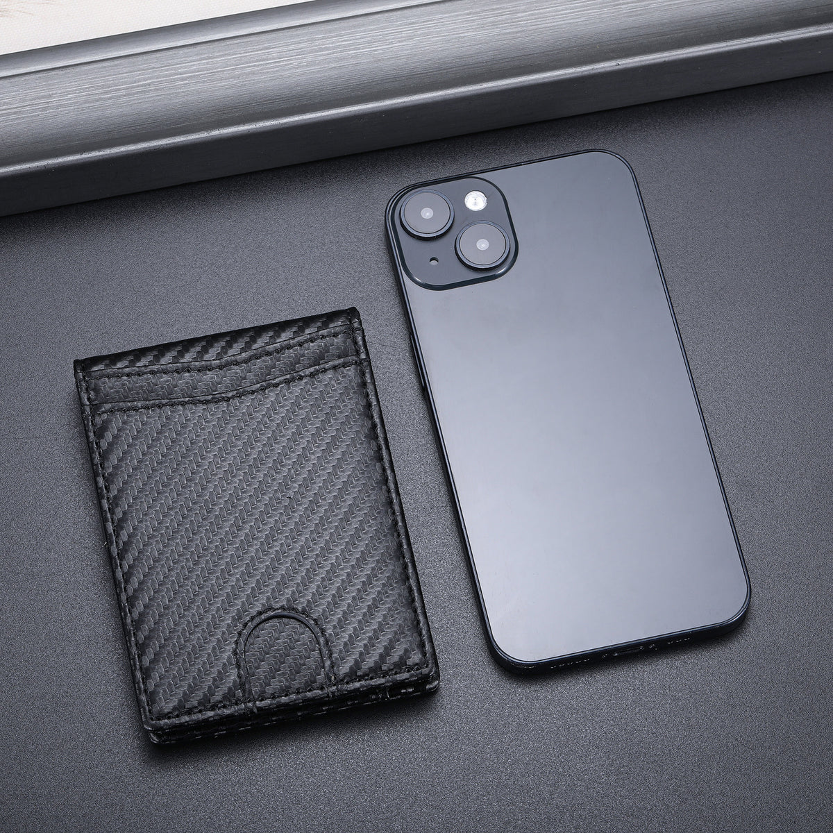 Card Holder For Men Automatic Pop-up Card RFID-blocking Aluminum Card Case