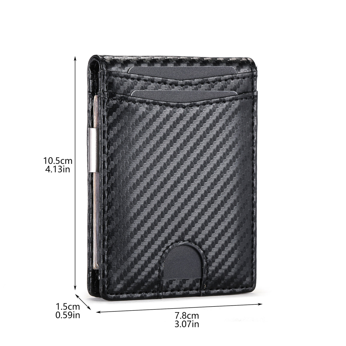 Card Holder For Men Automatic Pop-up Card RFID-blocking Aluminum Card Case