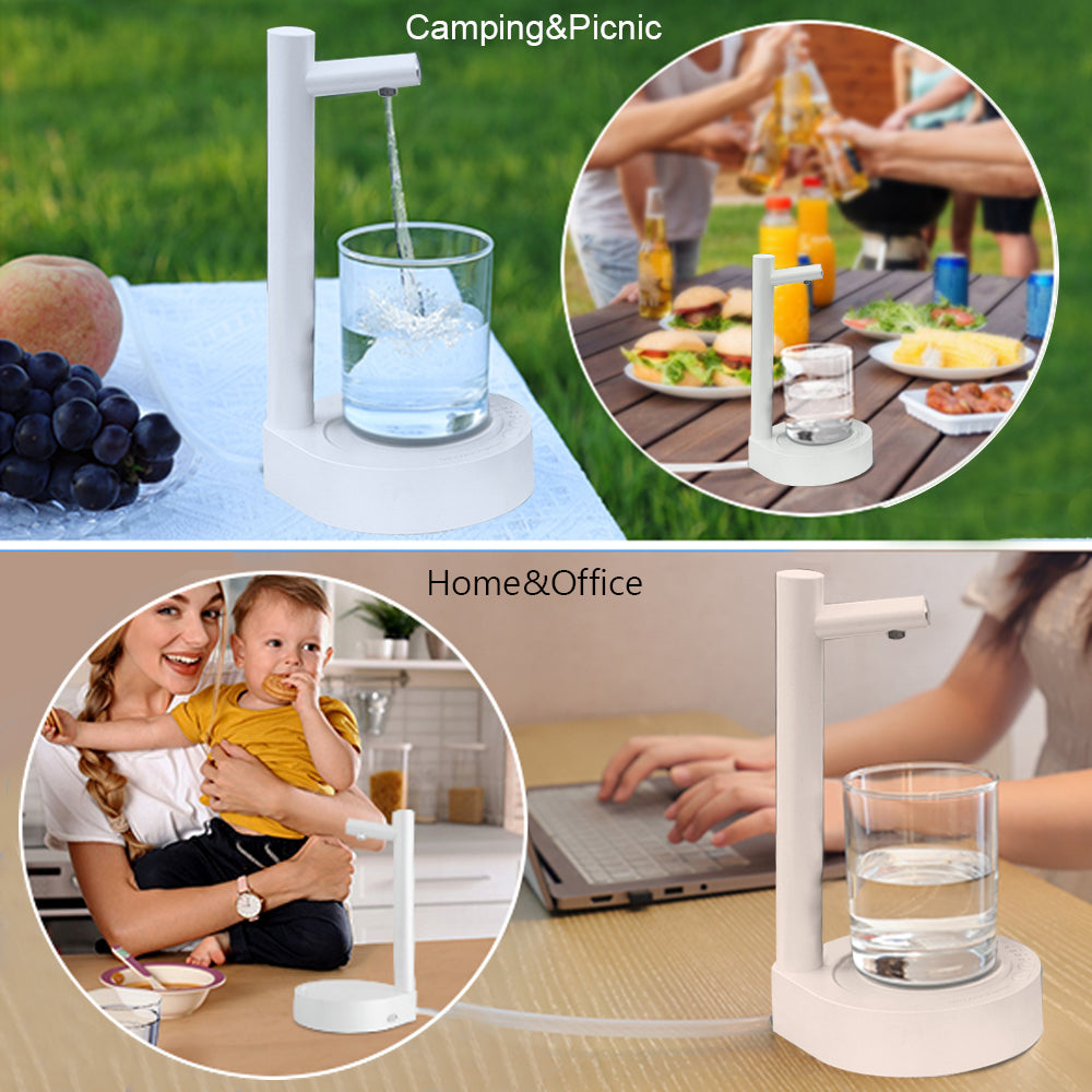 Desk Dispenser Electric Water Gallon Automatic Water Bottle Dispenser Rechargeable