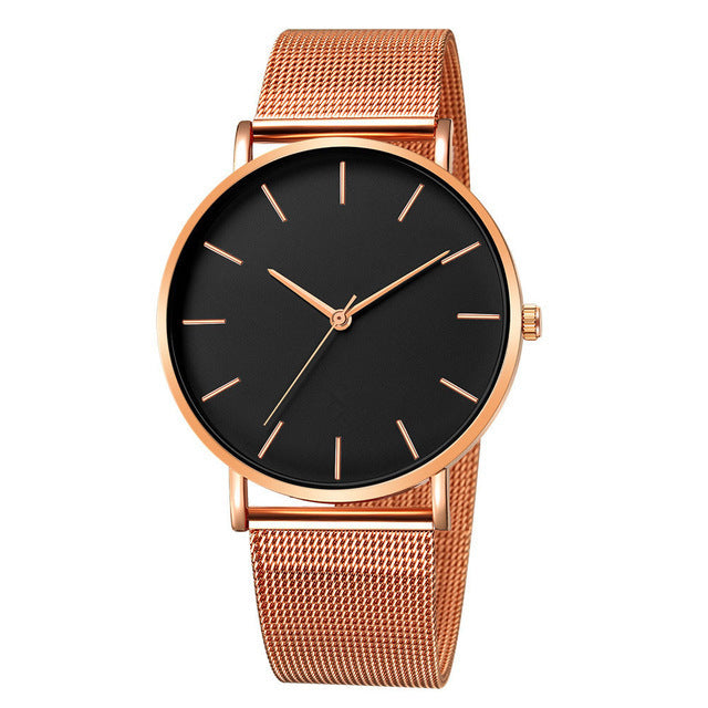 Men's Watch Simple And Stylish Mesh Strap Style