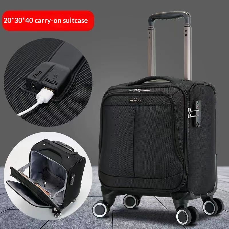 Charging-enabled Mini Carry-on Suitcase