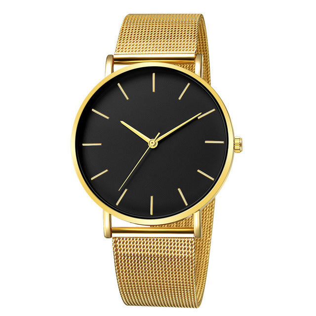 Men's Watch Simple And Stylish Mesh Strap Style