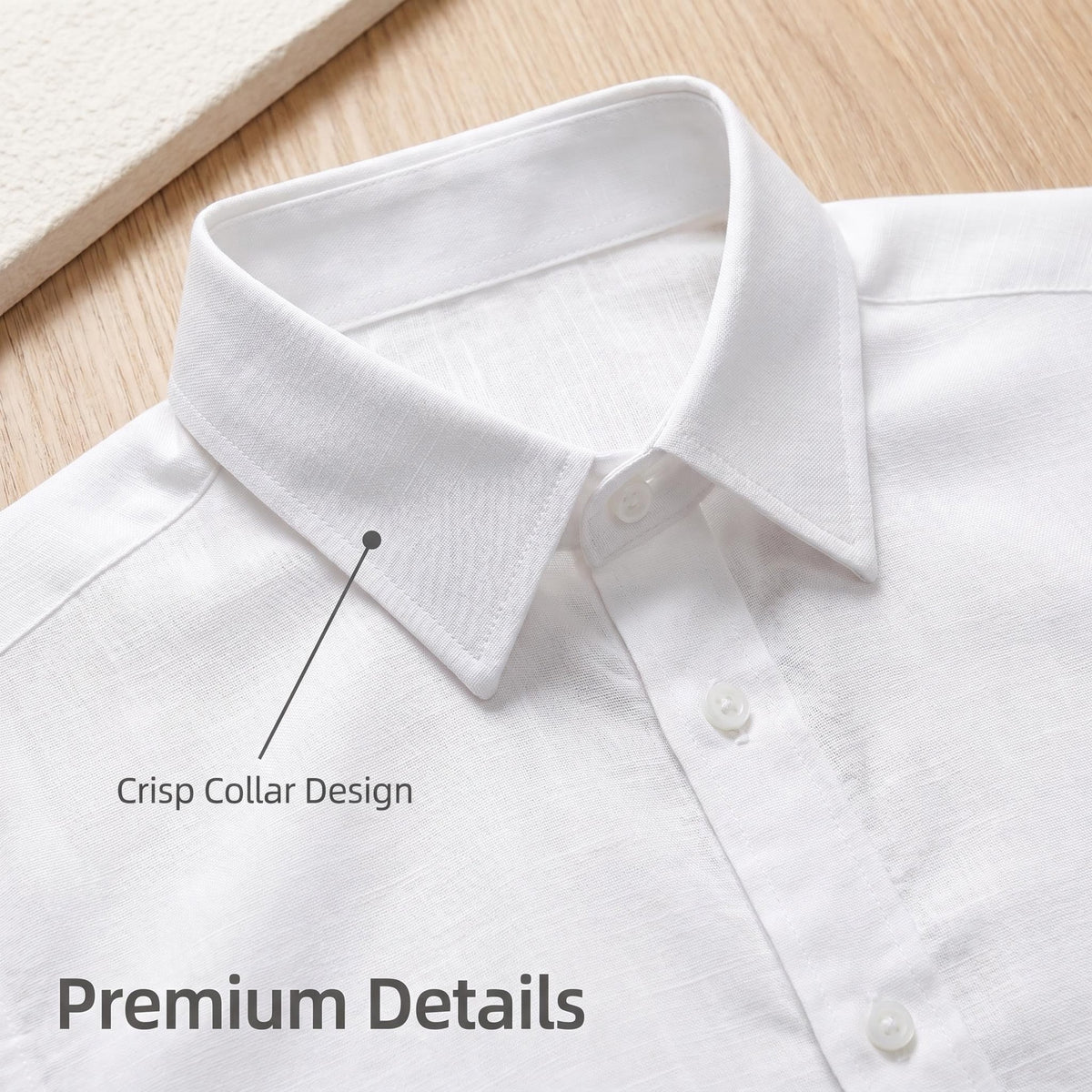 Jiana Cross-Border Specializes In Supplying Imitation Linen Men's Short-Sleeved Shirts With Lapels, Casual Retro Shirts, Fashionable High-End Shirts For Men