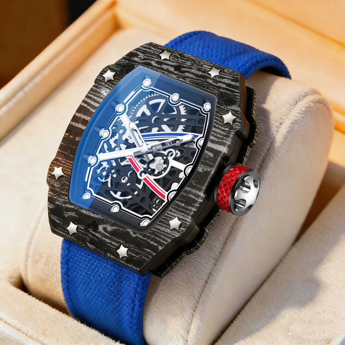Ultra-thin Tonneau-shaped Watch
