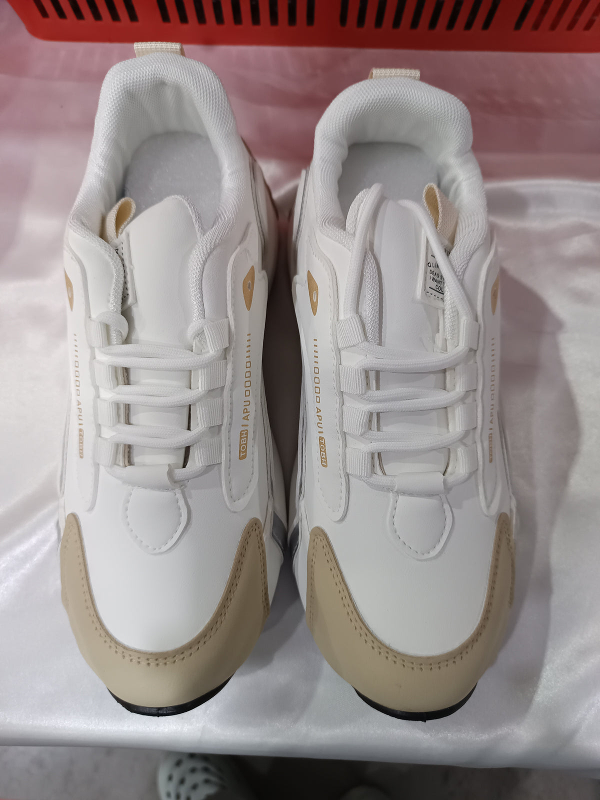 Fashion Colorblock Lace-up Sneakers For Men Breathable Low-top Dad Shoes Running Walking Sports Shoes