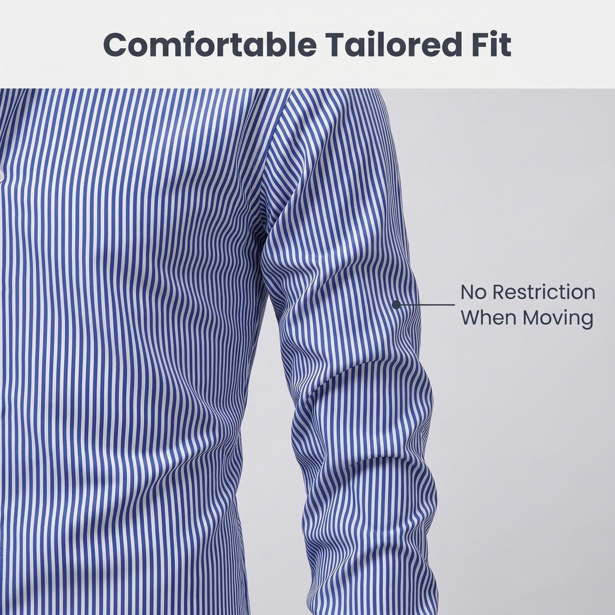 Jiachuan Cross-Border European And American Elastic Non-Iron Men's Shirt Long Sleeve Digital Print Striped Casual Fashion Shirt Men's Clothing