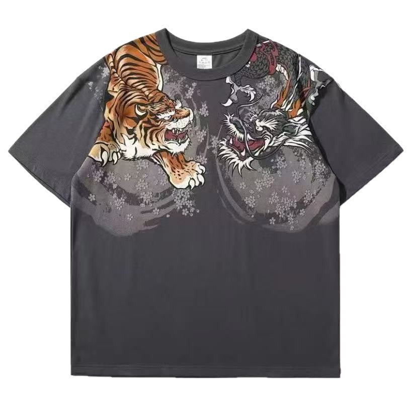 Handsome Tiger Comfortably Blending In